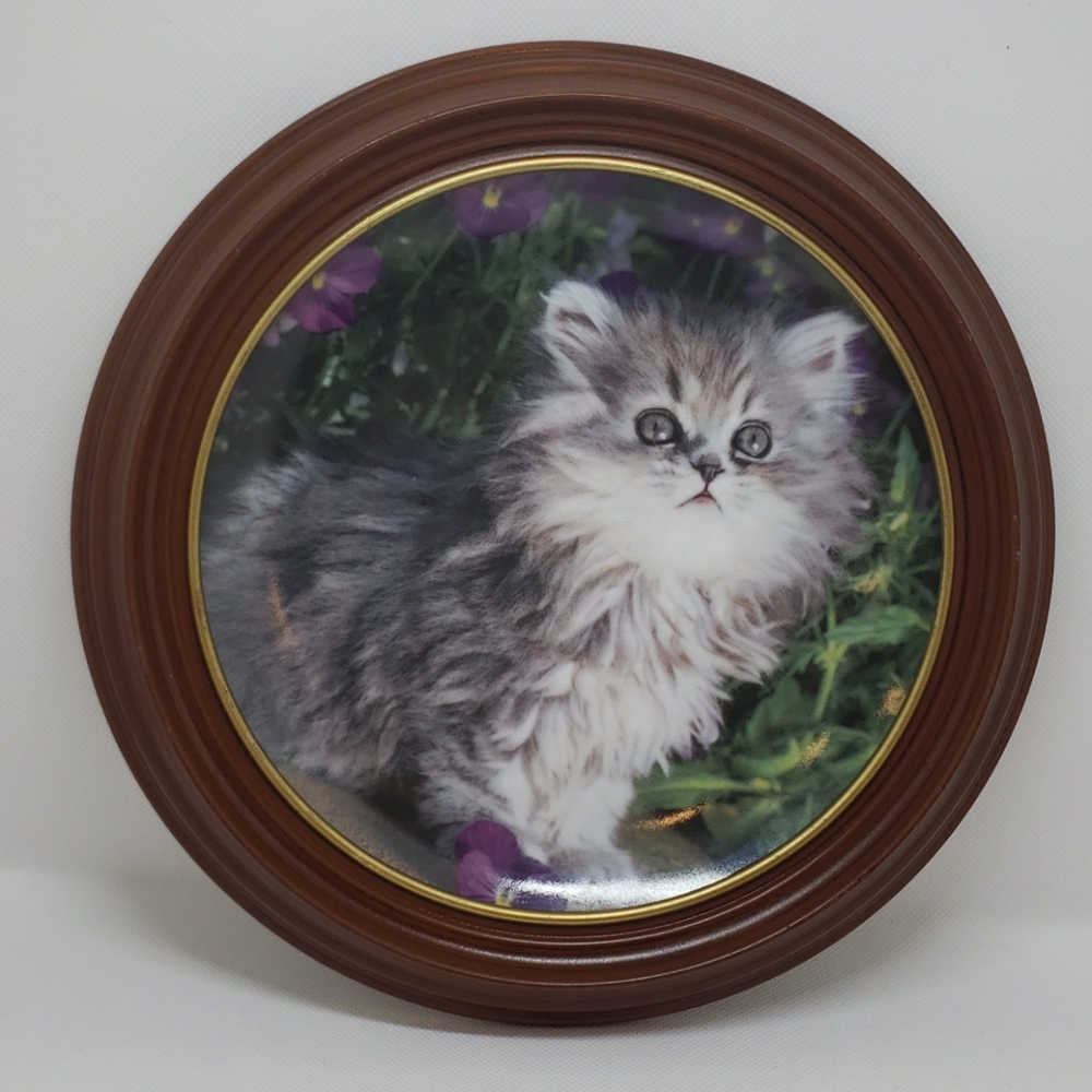 Franklin Mint Purrfection Collector's Plate